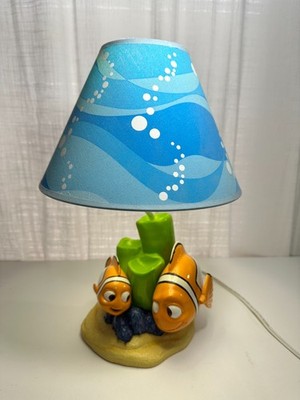 Disney Pixar Finding Nemo 15'' Table Lamp With Nitelite by Hampton Bay EXCELLENT