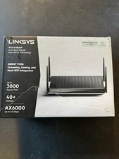 Linksys MR9610 AX6000 Dual-Band Mesh Wi-Fi 6 Router - Black