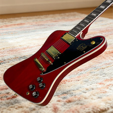 Firebird Electric Guitar Transparent Red Color Rosewood Fretboard ABR-1 Bridge