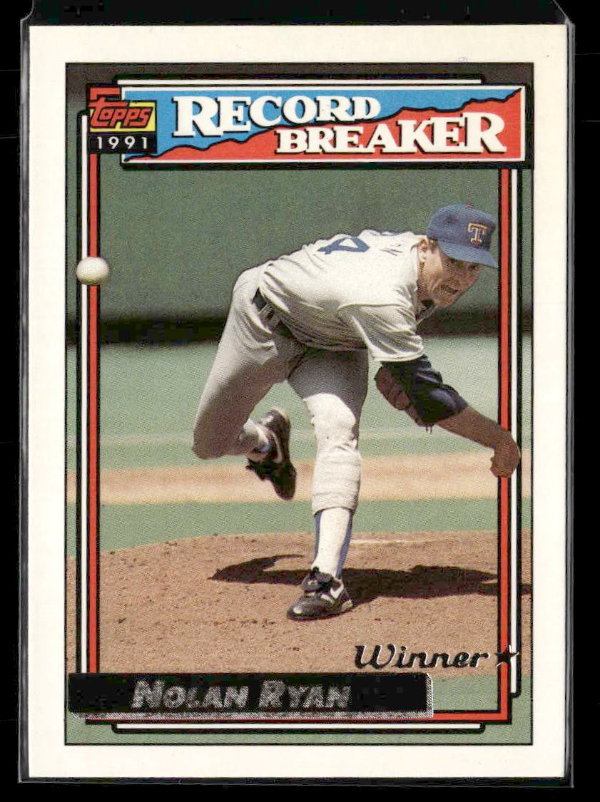 1992 Topps #4b Nolan Ryan Gold Winners