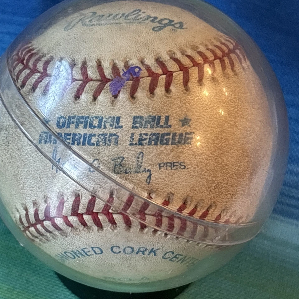 Charles Nagy Auto Juego Usado Pelota Pretemporada Las Vegas Vs Cubs En 2018 Foto 2 de 3