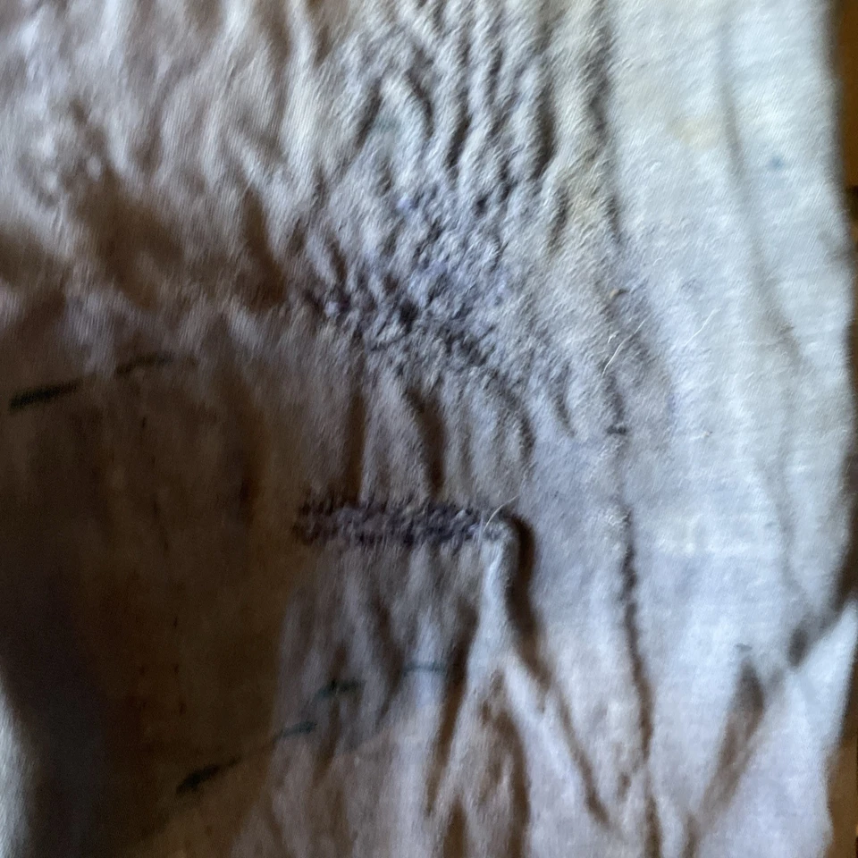 Anciens Vêtements De Travail Ensemble En Moleskine Veste Pantalon - Photo 3/4