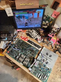 MORTAL KOMBAT 1 PCB JAMMA ARCADE BOARD SET 5.0 REV WORKING!!! (T-UNIT) MIDWAY