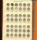 1916 - 1945 MERCURY DIME 83 COIN SET CIRCULATED MISSING 16D WITH DANSCO 7681T