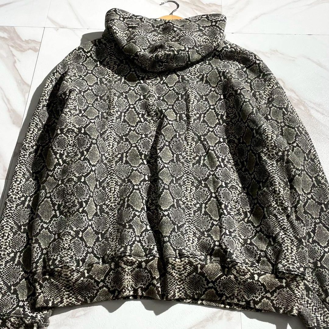 USED [RARE] KAPITAL PULLOVER HOODIE, PYTHON PRINT… - image 2