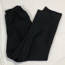 Alfred Dunner Womens Classic Pull On Pants Size 10P Stretch Waist Solid Black