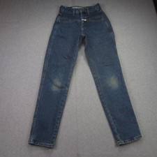 Vtg Marithe Francois Girbaud Jeans Womens 1/2 23x28 High Waist Tapered USA 90s