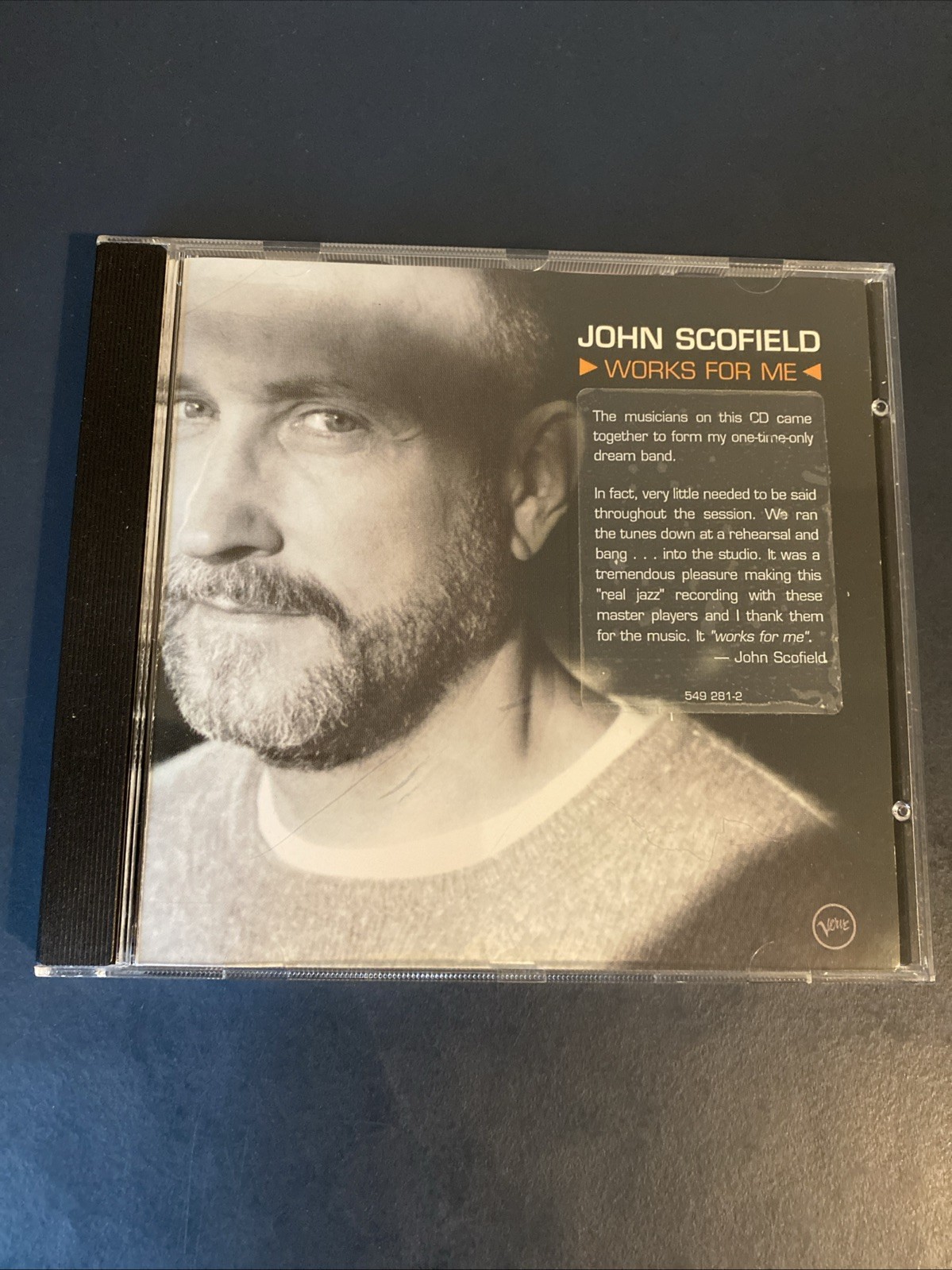 John Scofield: Works For Me CD Album Verve