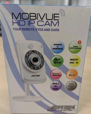 Astak CM-MV100 MOBIVUE HD IP CAM Night Vision Surveillance Camera