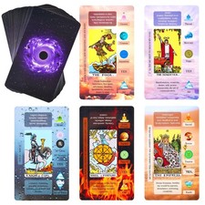 Tarot Cards for Beginners Deck with Meanings 78 Card Astrology Learning Set New