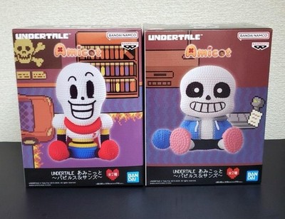 Undertale Amicot Papyrus ohne Plüschpuppe 2er Set Banpresto Neu 15 cm Spiel