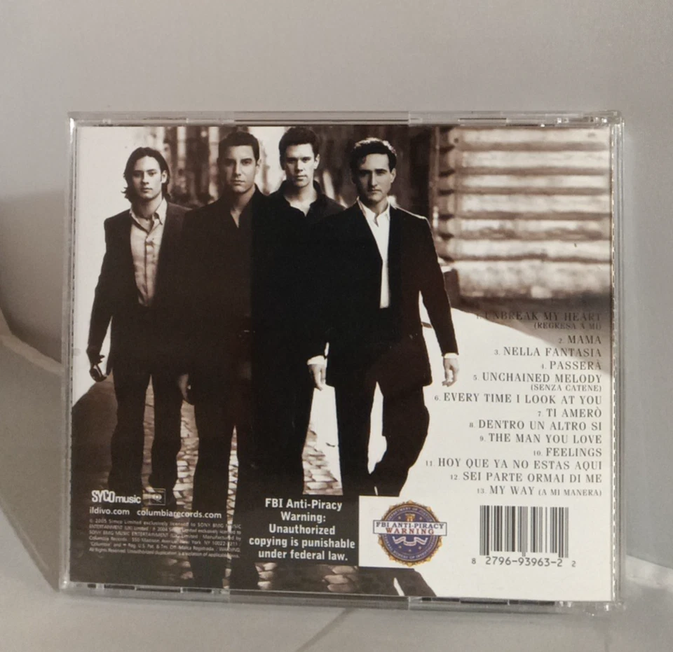 Lot of 4 Il Divo CDs - Self-Titled, Siempre, Ancora, The Christmas Collection Foto 3 de 4