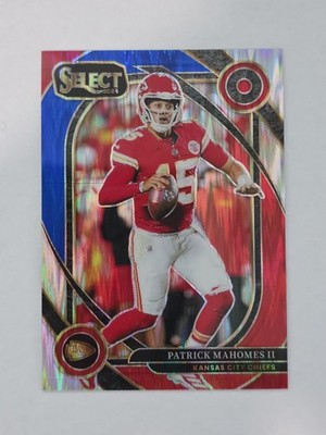 2024 Panini Select - Patrick Mahomes #223 Red & Blue Shock Prizm KC Chiefs