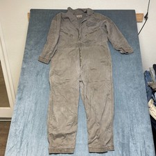 VTG Walls Master Made Non Insulated Coveralls Mens 52 Reg Gray One Piece