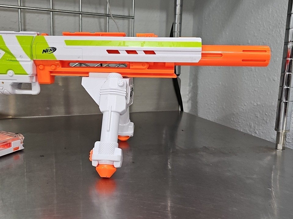 NERF N-Strike Longstrike CS-6 Modulus Blaster Rifle with Scope & 3 Mags ...