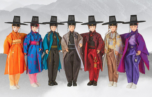 BTS X MATTEL Hanbok Doll Korean Traditional Clothes DANJANG Vivid Color Edition