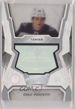 2021-22 SPx Finite Rookies Silver Spectrum 55/75 Cole Perfetti #F-47 0l1m