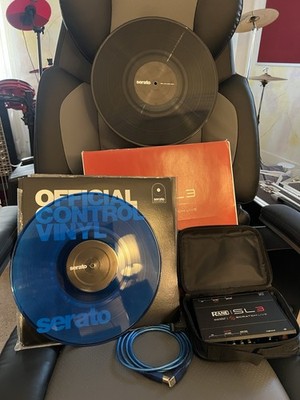 Rane Serato SL3 Scratch Live DJ audio interface Original Box and control vinyl 