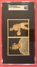 1951 Berk Ross Doubles #1-10 Del Ennis, #1-12 Dick Schnittker - SGC 6 EX-NM