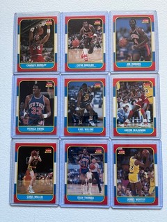 1986 86 87 FLEER BASKETBALL Complete Set 131/132 No 57 Jordan SEE OTHER AUCTIONS