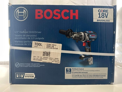 #ad Bosch CORE18V 1 2quot; Brushless Hammer Drill Driver – GSB18V 975CN $79.99