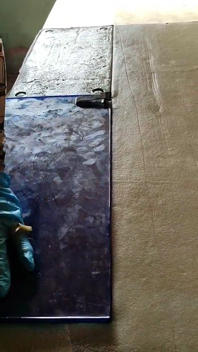 Timbro tappetino poliuretano LIGHT LOFT | Stampa texture cemento cemento calcestruzzo - Video 1 di 1