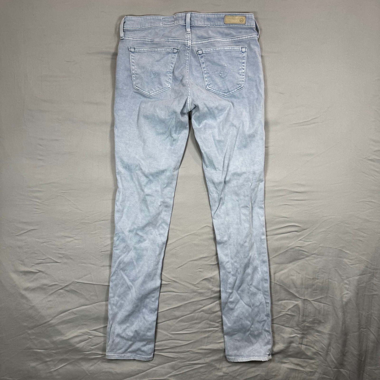 AG Adriano Goldschmied The Stilt Cigarette Leg Jeans Light Women's 25R Low-Rise