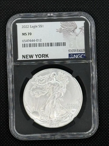2022 Silver Eagle NGC MS70 New York #130