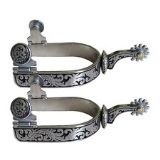 2 Stück Sporen für Cowboystiefel, schöne Western-Cowboy-Sporen, Reitsporn, Pf