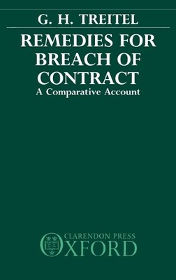 Remedies for Breach of Contract by G. H. Treitel - 9780198255000