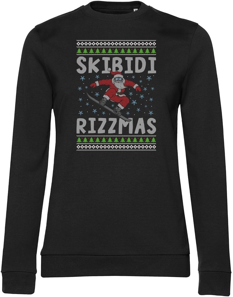 Hybris Damen Pullover Skibidi Rizzmas Girly Sweatshirt SH-53-16167 8290₽