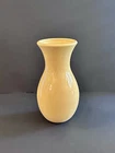VTG Haeger Floral Butter Yellow Art Pottery Vase