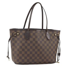 Borsa tote Louis Vuitton Damier Azur mai completa PM N41362 LV originale 164627
