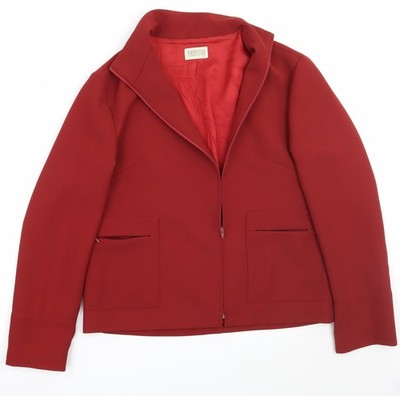 Rote Damenjacke UK Größe 14 Peaspectiva