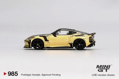 Mini GT 1 64 Nissan Z VeilSide FFZ400 Gold Chrome Diecast Model