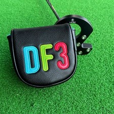 Lab DF3 Golf Putter Cover Black Magnetic Closure Mallet