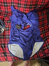 NWT Aidonger 1 Piece Women's Plus Size Swimsuit 3X. High Waist, Tummy Control