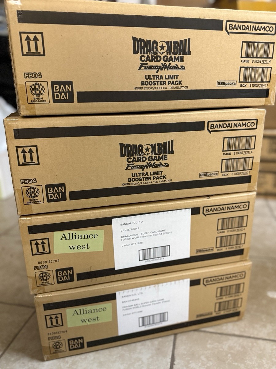 Dragon Ball Super Fusion World: ULTRA LIMIT FB04 Booster Case (12 Boxes) English | eBay Dragon Ball Super Fusion World: ULTRA LIMIT FB04 Booster Case (12 Boxes) English | eBay