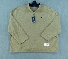 Izod Sweater Men's 3XB Performance 1/4 Zip Pullover Eco ThermaSoft NWT