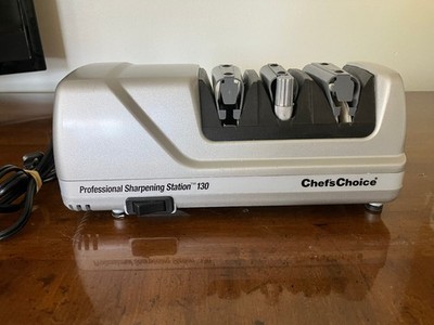 Chef's Choice Professional Sharpening Station Model 130 ELECTRIC Sharpener NICE!