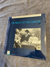 Sealed The Night Of The Hunter Criterion Collection B&W Laser Disc 1955 92 Min.