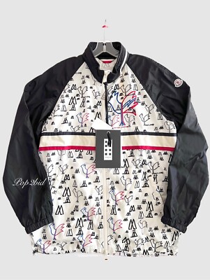 NWT Authentic Moncler Genius 2 White & Black Pop Art Allos