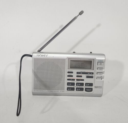 Vintage Sony ICF-SW35 ~ FM / SW / MW / LW World Band Short Wave Radio ~ WORKS