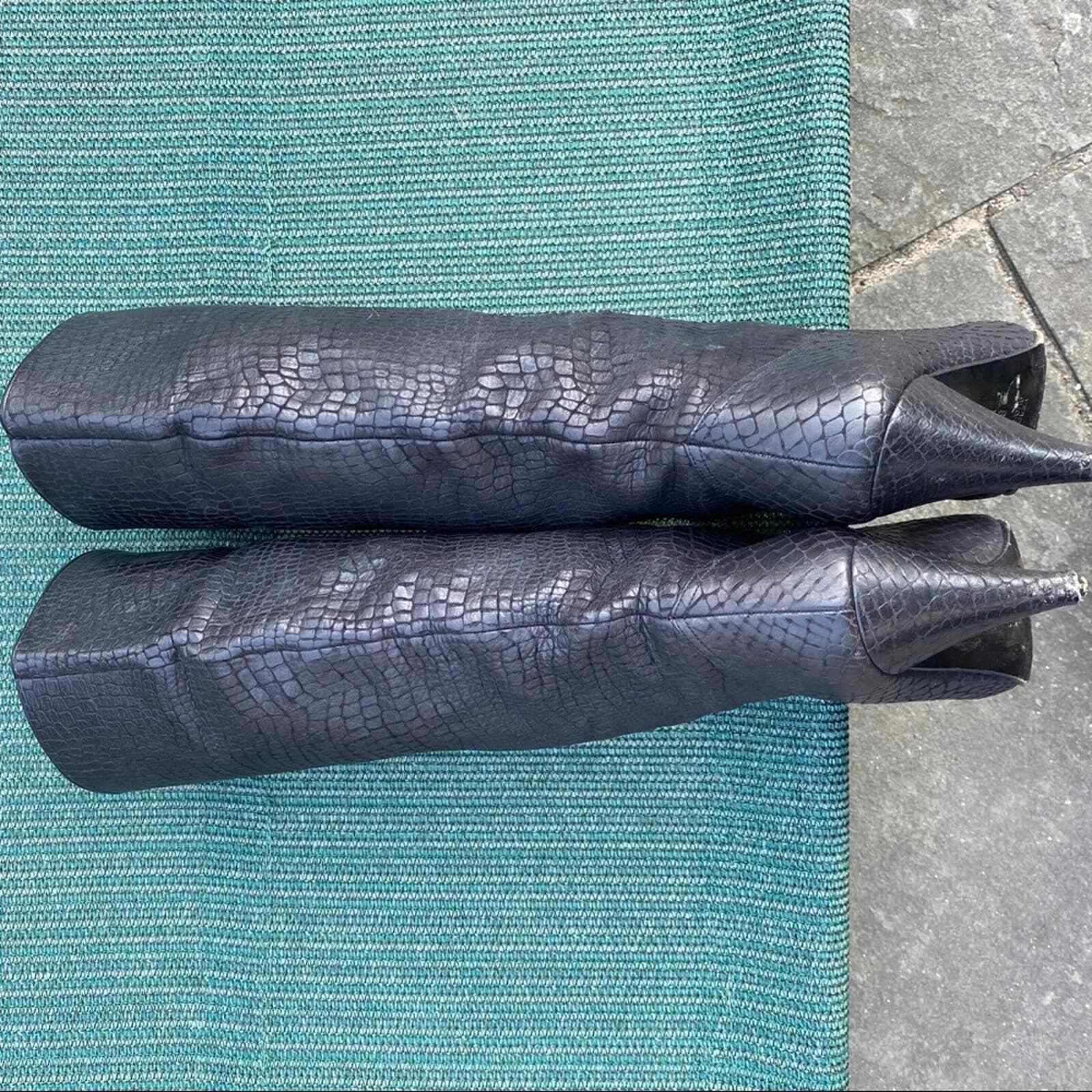 Adriano Fosi tall boots made in Italy Size 8 Gem