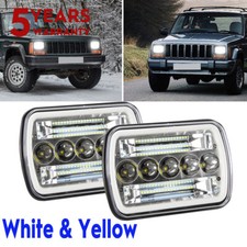 Pair 5x7 7x6 Led Headlights Drl Fit Dodge Ram 50 D150 D250 D350 W150 W250 W350 Pair 5x7 7x6 Led Headlights Drl Fit Dodge Ram 50 D150 D250 D350 W150 W250 W350