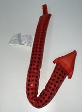 Rubie's Sequin Devil Tail Halloween Costume Accessory Red Cosplay Womens Girls