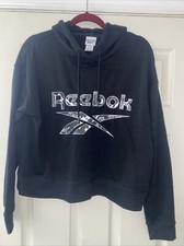 Reebok Womens Cropped Hoodie Size Large NWT J11