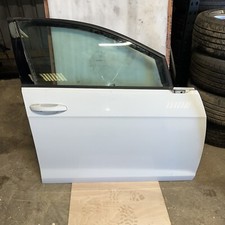 VW Golf MK7 Variant Estate 12-20 Driver Front Door & Hinges On Pure White