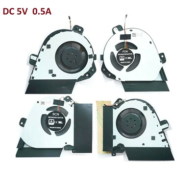 NEW CPU&GPU Cooling Fan Asus ROG Zephyrus GA502D GA502DU GU505D GU505 GU505DU