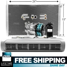 AC Kit EVU110 Universal Evaporator Underdash Unit Compressor & Condenser 13 x 24